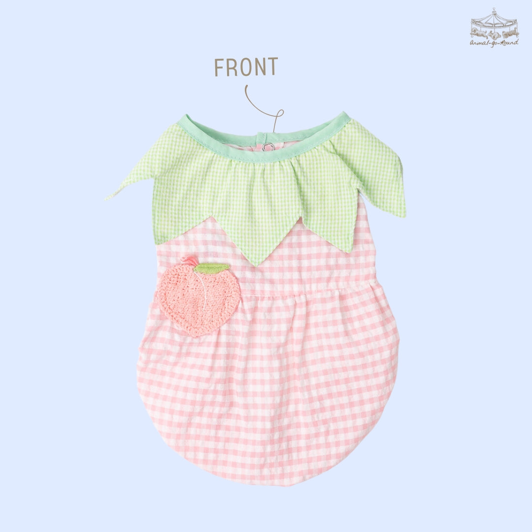 Animal-Go-Round เสื้อผ้าเครื่องแต่งกาย สัตว์เลี้ยง, หมา, แมว, สุนัข รุ่น Juicy Peachy