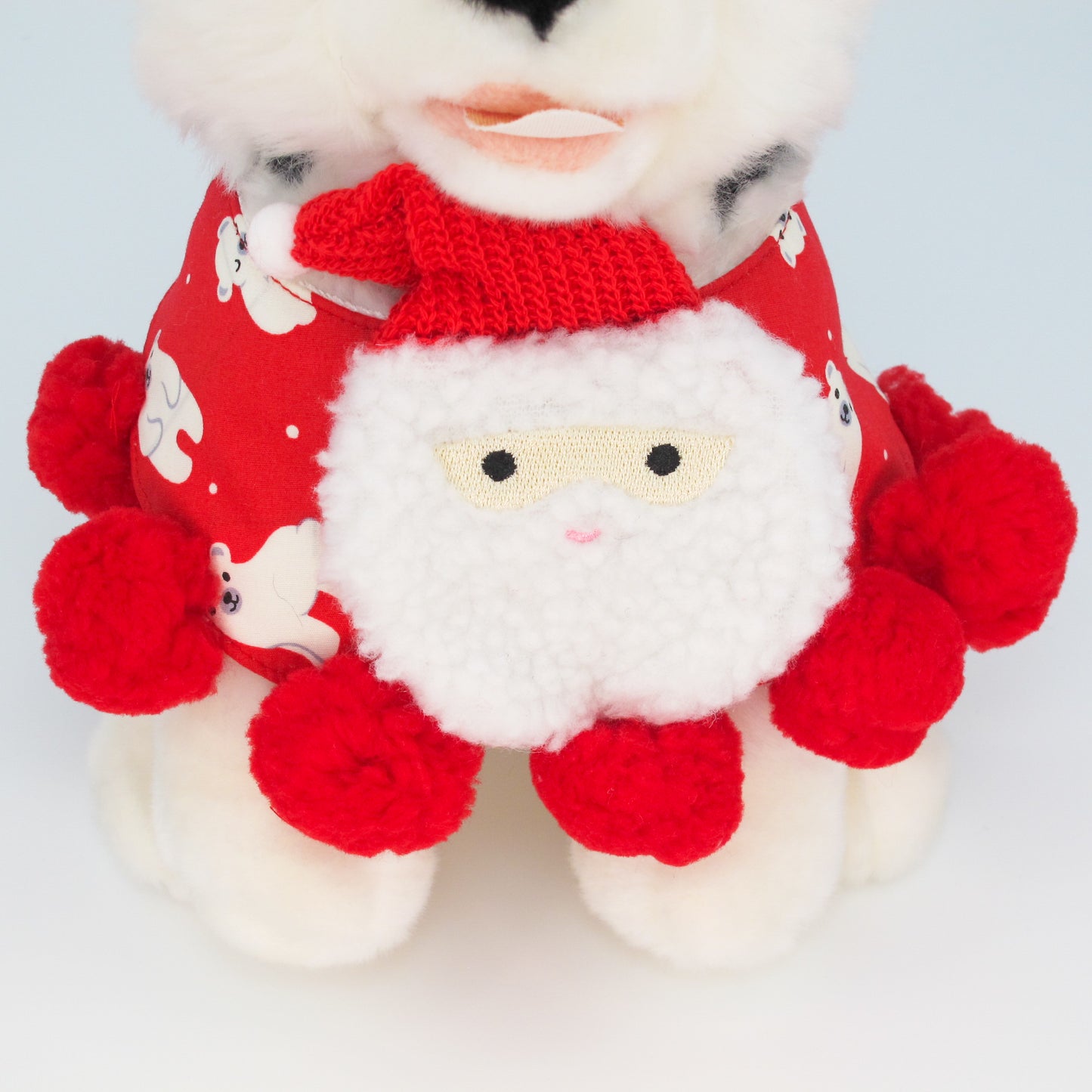 Cotton Tail ปลอกคอและผ้าคลุมไหล่ สัตว์เลี้ยง, หมา, แมว, สุนัข รุ่น PomPom X'mas