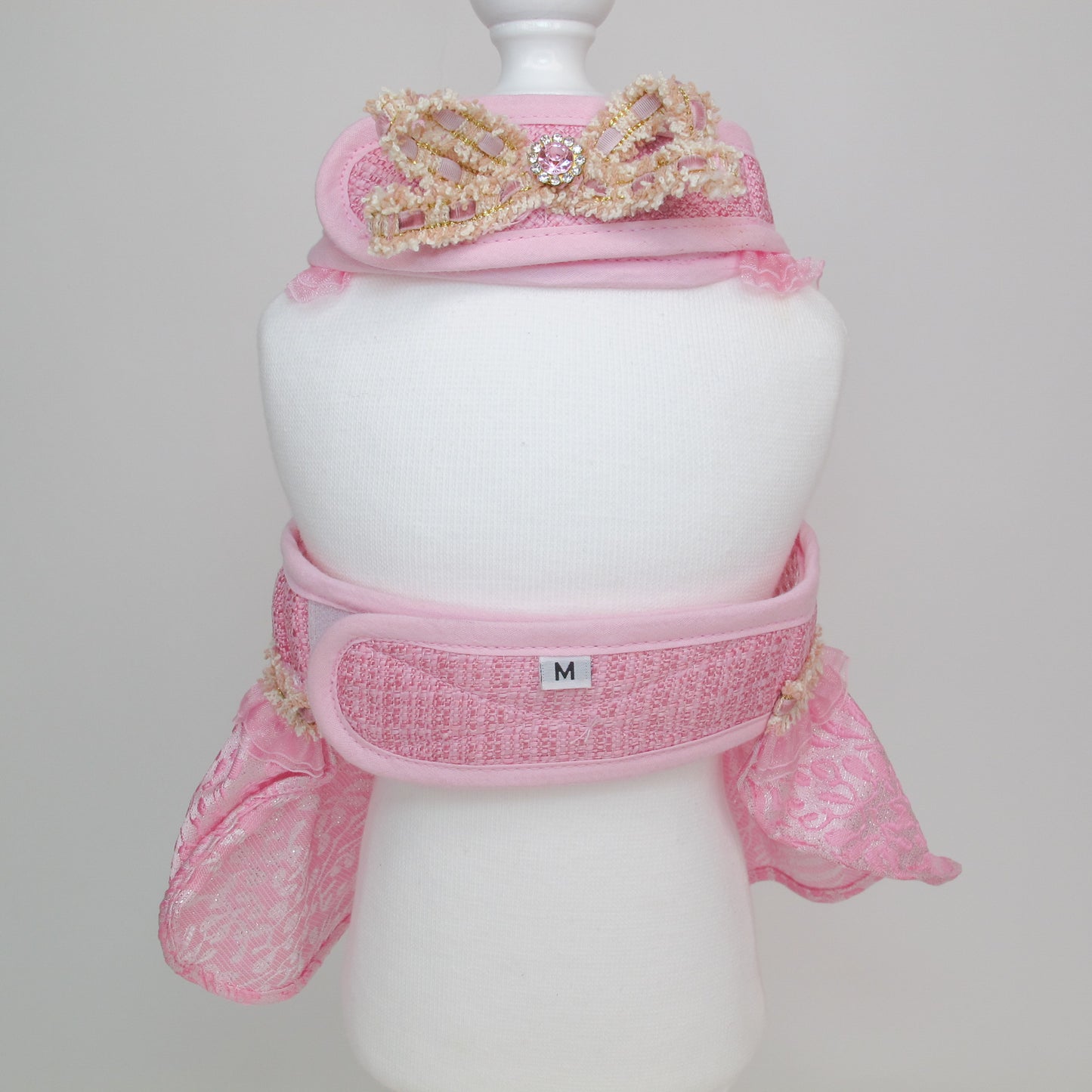 Glitter Pooch Harness ชุดรัดอก สายจูง เสื้อผ้า สุนัข, หมา, แมว, สัตว์เลี้ยง พร้อม สายจูง รุ่น GP0247