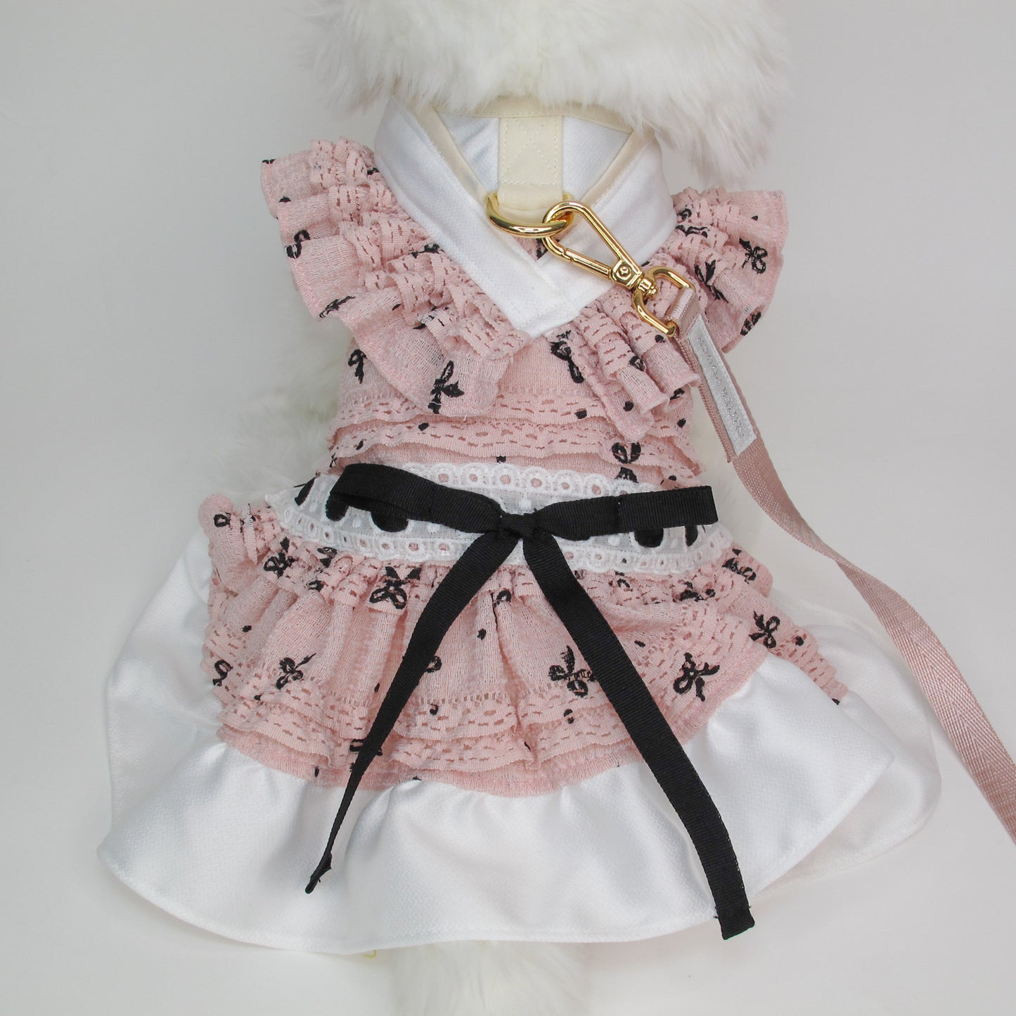 Glitter Pooch Harness ชุดรัดอก สายจูง เสื้อผ้า สุนัข, หมา, แมว, สัตว์เลี้ยง พร้อม สายจูง รุ่น GP0248