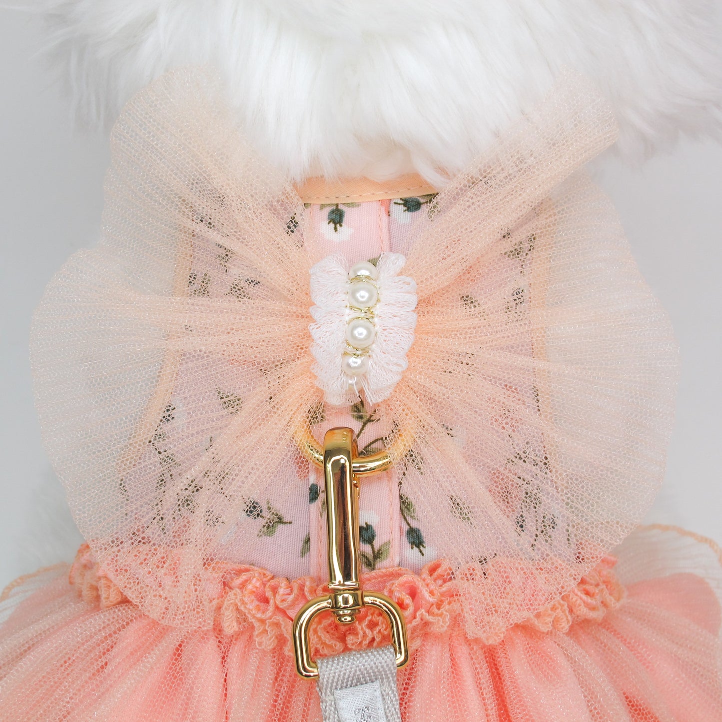 Glitter Pooch Harness ชุดรัดอก สายจูง เสื้อผ้า สุนัข, หมา, แมว, สัตว์เลี้ยง พร้อม สายจูง รุ่น GP0252