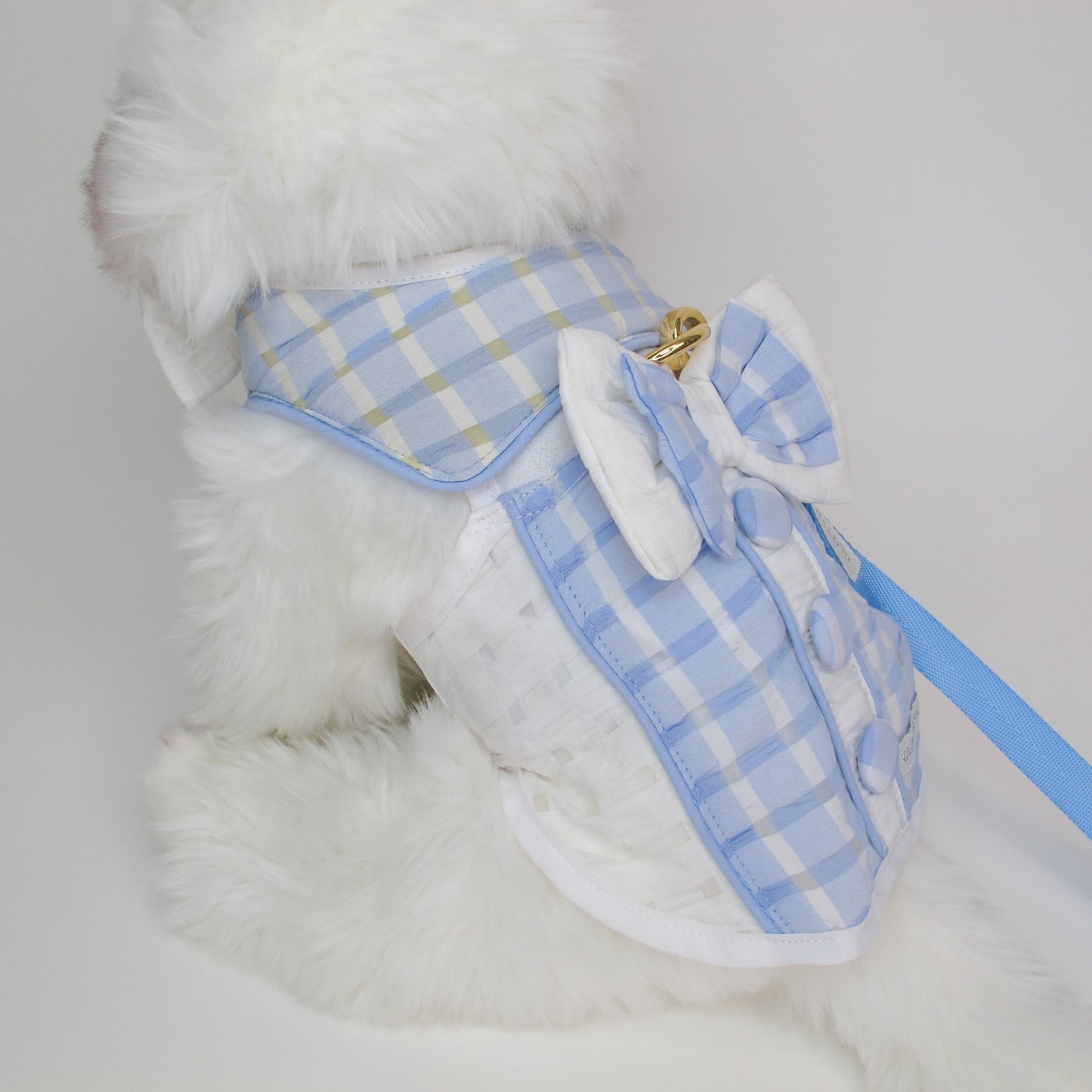 Glitter Pooch Harness ชุดรัดอก สายจูง เสื้อผ้า สุนัข, หมา, แมว, สัตว์เลี้ยง พร้อม สายจูง รุ่น GP0244