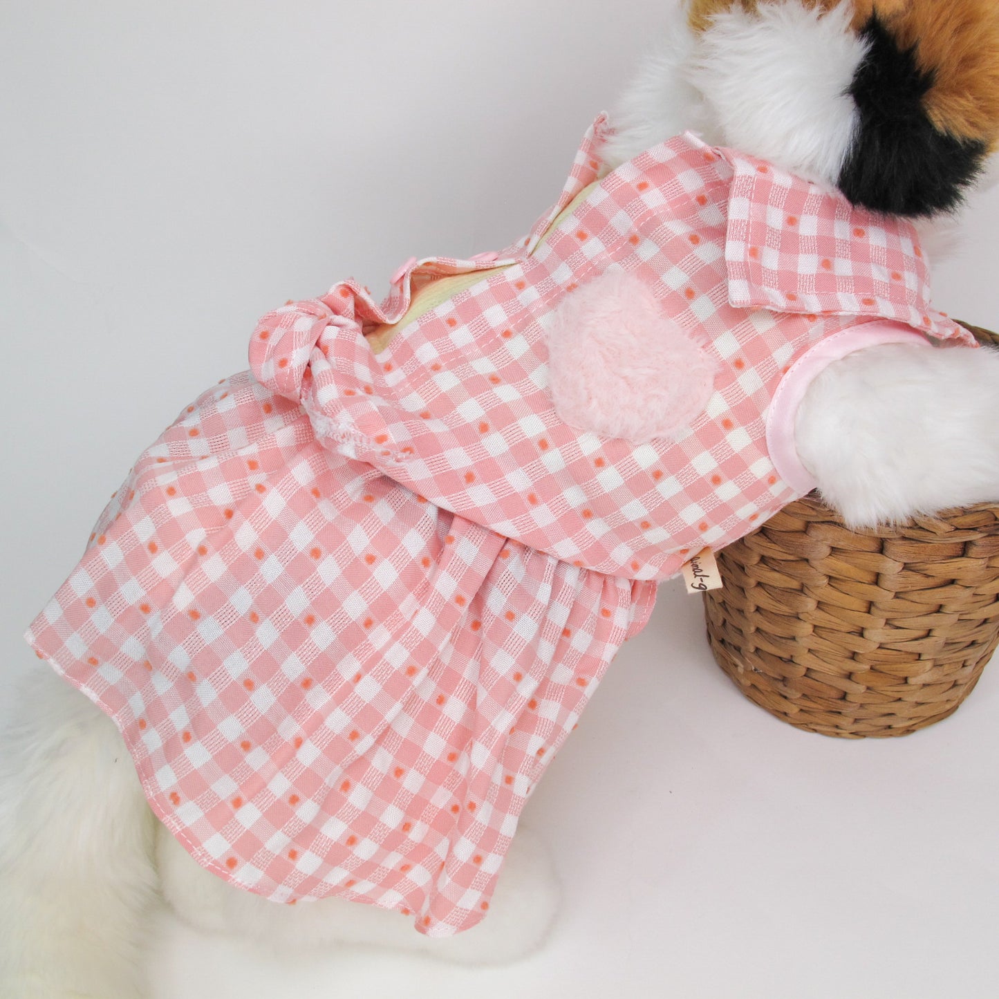 Animal-Go-Round เสื้อผ้าเครื่องแต่งกาย สัตว์เลี้ยง, หมา, แมว, สุนัข รุ่น Farmhouse Chic - Girl