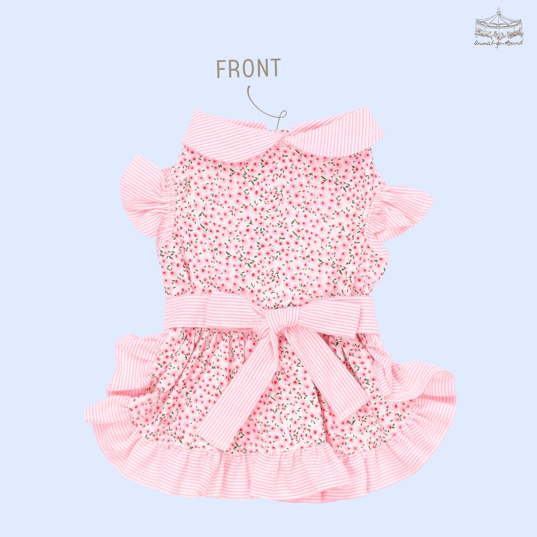 Animal-Go-Round เสื้อผ้าเครื่องแต่งกาย สัตว์เลี้ยง, หมา, แมว, สุนัข รุ่น Baby Bloom Pink