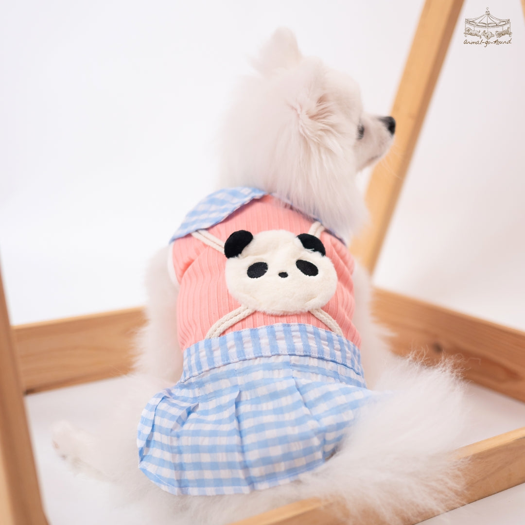 Animal-Go-Round เสื้อผ้าเครื่องแต่งกาย สัตว์เลี้ยง, หมา, แมว, สุนัข รุ่น Kiddo Panda Girl