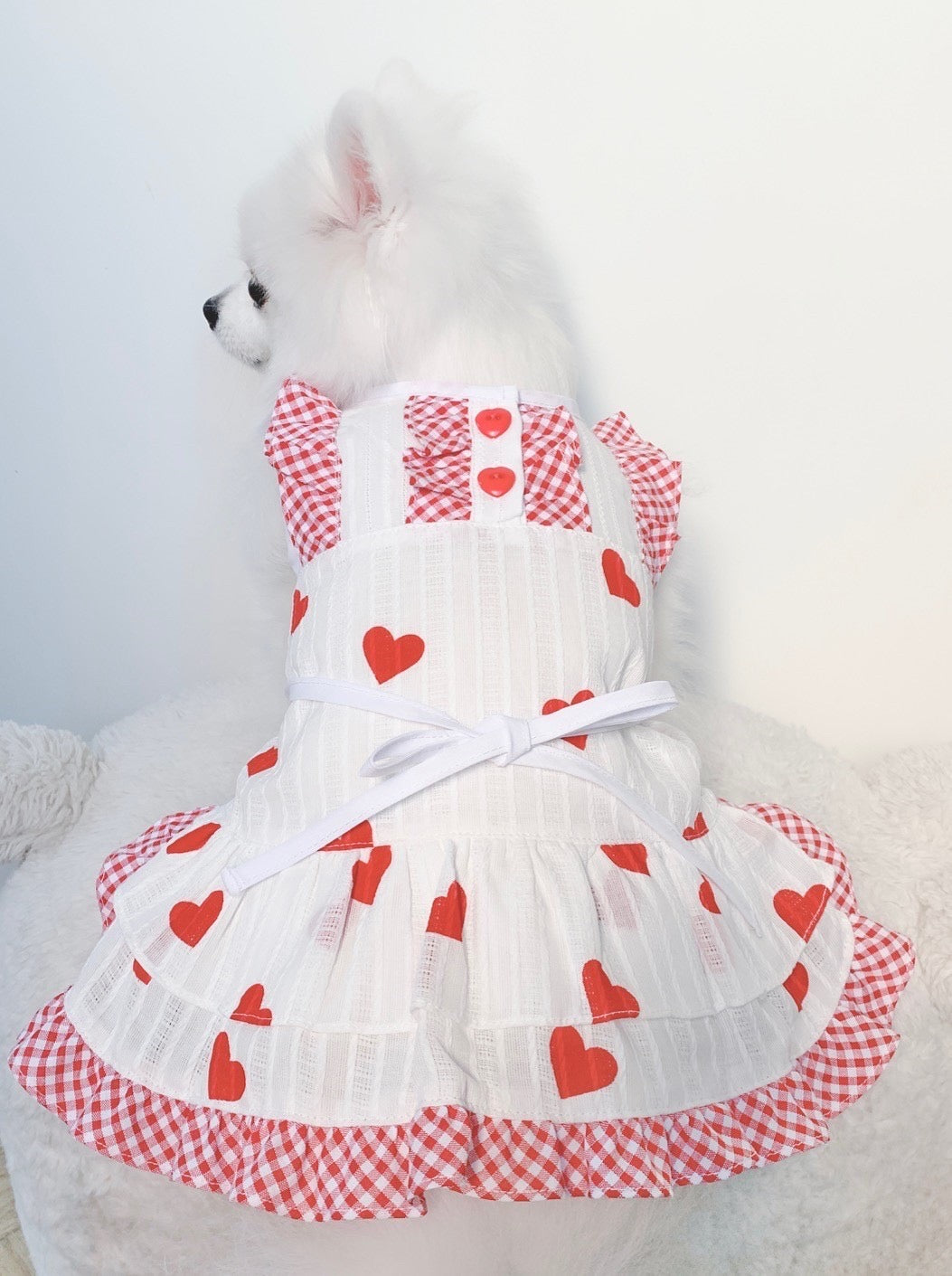Animal-Go-Round เสื้อผ้าเครื่องแต่งกาย สัตว์เลี้ยง, หมา, แมว, สุนัข รุ่น Jaline Heart