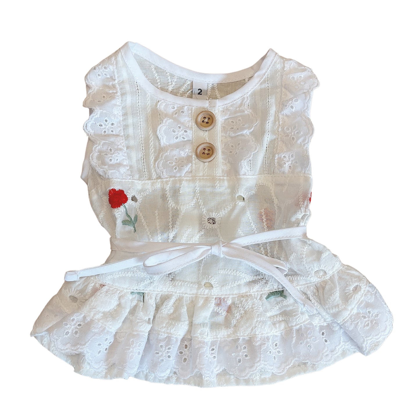 Animal-Go-Round เสื้อผ้าเครื่องแต่งกาย สัตว์เลี้ยง, หมา, แมว, สุนัข รุ่น Jaline Dress Red