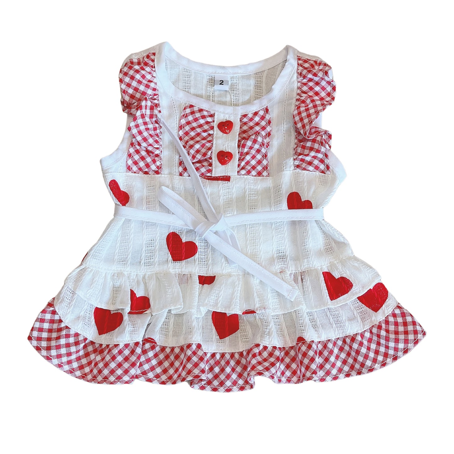 Animal-Go-Round เสื้อผ้าเครื่องแต่งกาย สัตว์เลี้ยง, หมา, แมว, สุนัข รุ่น Jaline Heart