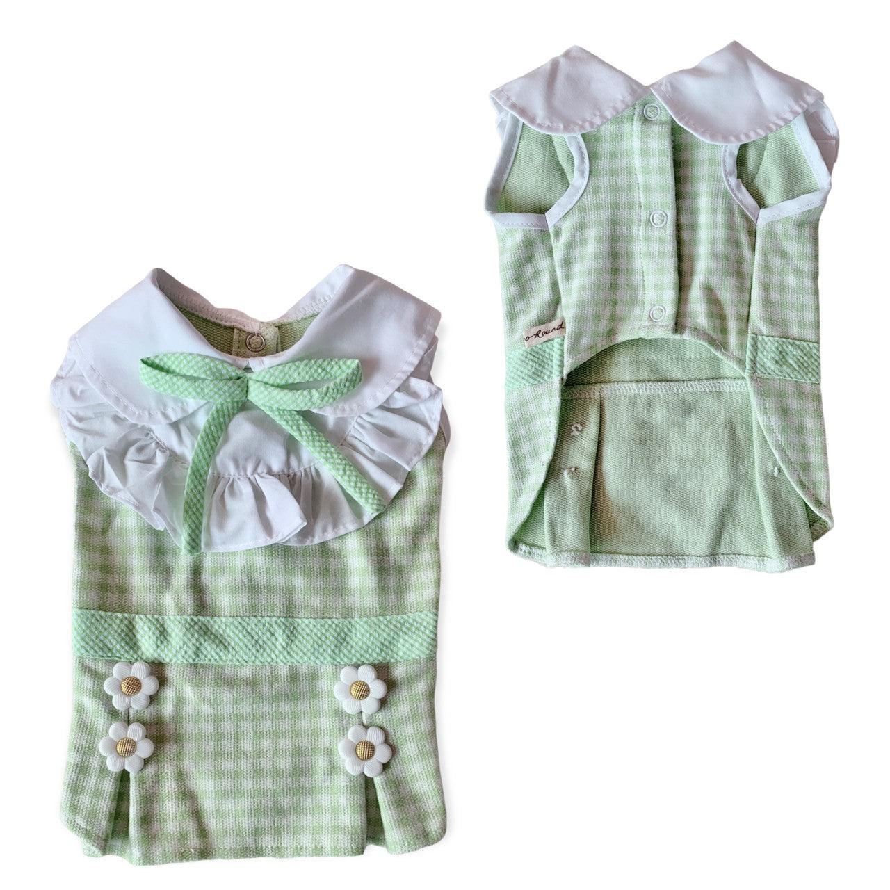 Animal-Go-Round เสื้อผ้าเครื่องแต่งกาย สัตว์เลี้ยง, หมา, แมว, สุนัข รุ่น Acacia Green
