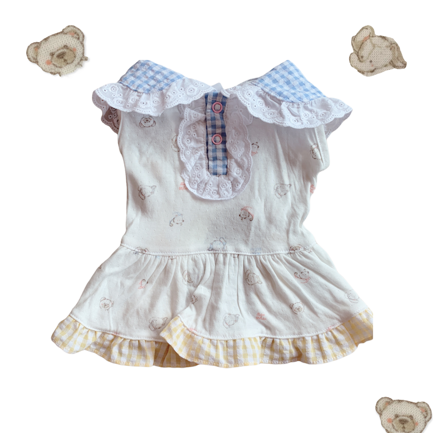 Animal-Go-Round เสื้อผ้าเครื่องแต่งกาย สัตว์เลี้ยง, หมา, แมว, สุนัข รุ่น Little Bear Girl & Friend