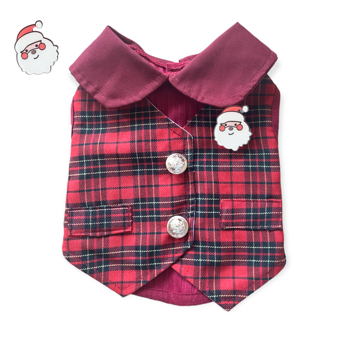 Animal-Go-Round เสื้อผ้าเครื่องแต่งกาย สัตว์เลี้ยง, หมา, แมว, สุนัข รุ่น Natasha Boy (Christmas)