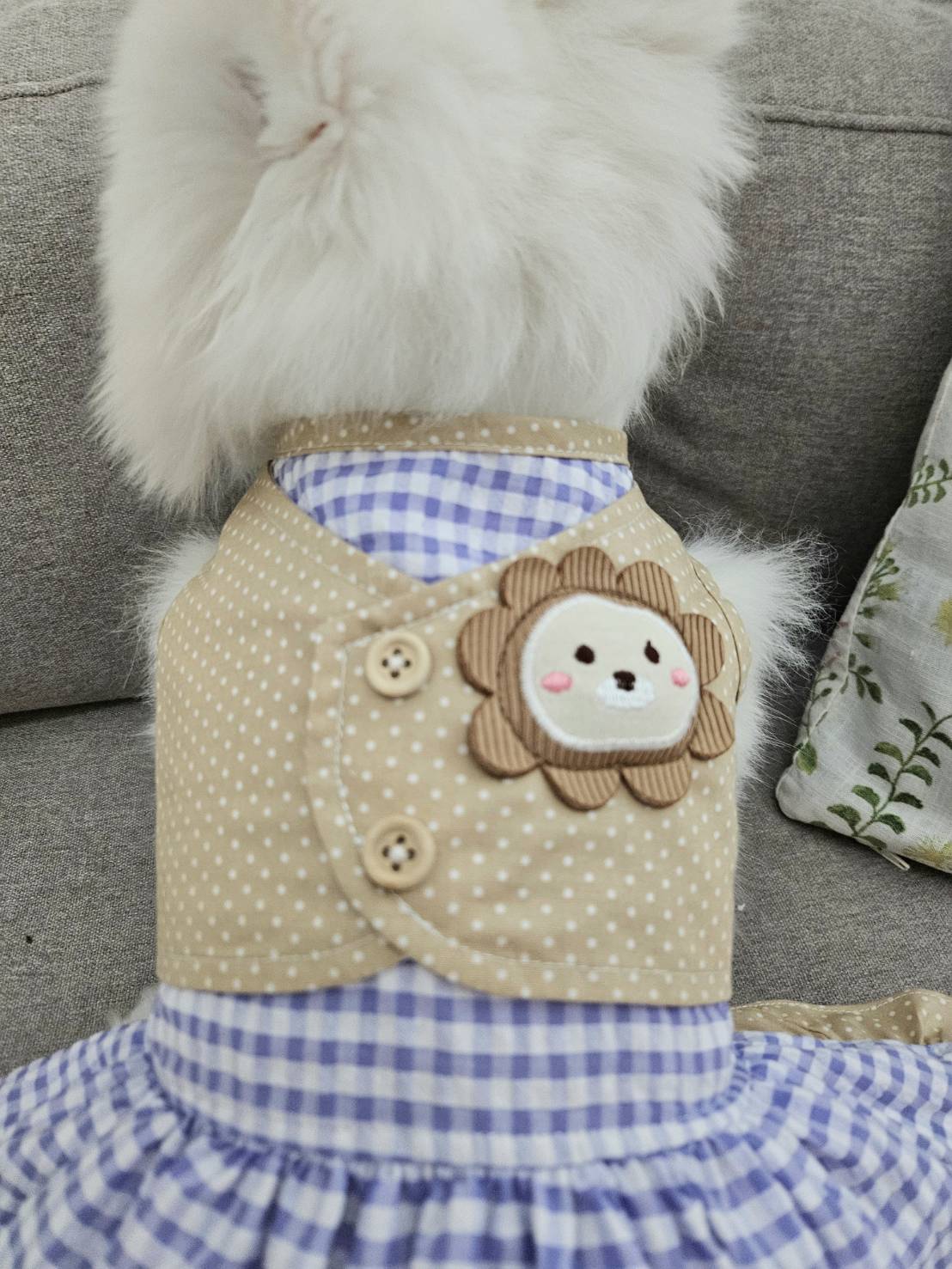Animal-Go-Round เสื้อผ้าเครื่องแต่งกาย สัตว์เลี้ยง, หมา, แมว, สุนัข รุ่น Smiley Nala
