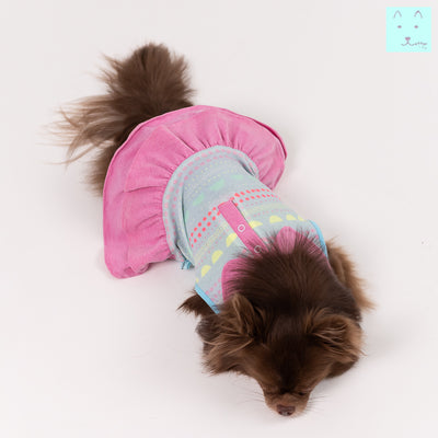 Cotton Tail เสื้อผ้าสัตว์เลี้ยง, หมา, แมว, สุนัข รุ่น Crispy Jelly Pink