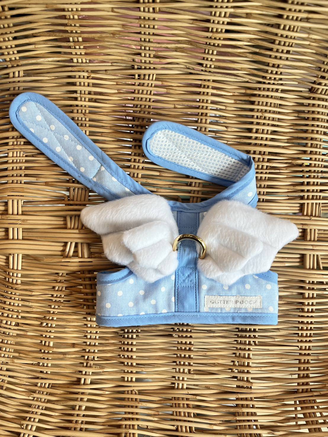 GP0307-Glitter Pooch Harness ชุดรัดอก สายจูง เสื้อผ้า สุนัข, หมา, แมว, สัตว์เลี้ยง พร้อม สายจูง รุ่น _Product_Name_
