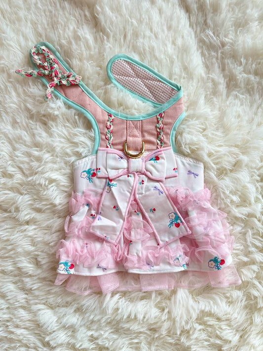 GP0304-Glitter Pooch Harness ชุดรัดอก สายจูง เสื้อผ้า สุนัข, หมา, แมว, สัตว์เลี้ยง พร้อม สายจูง รุ่น _Product_Name_