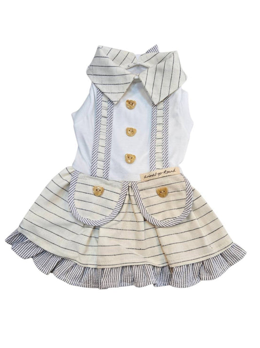 Animal-Go-Round เสื้อผ้าเครื่องแต่งกาย สัตว์เลี้ยง, หมา, แมว, สุนัข รุ่น Tiny Tailored - Dress