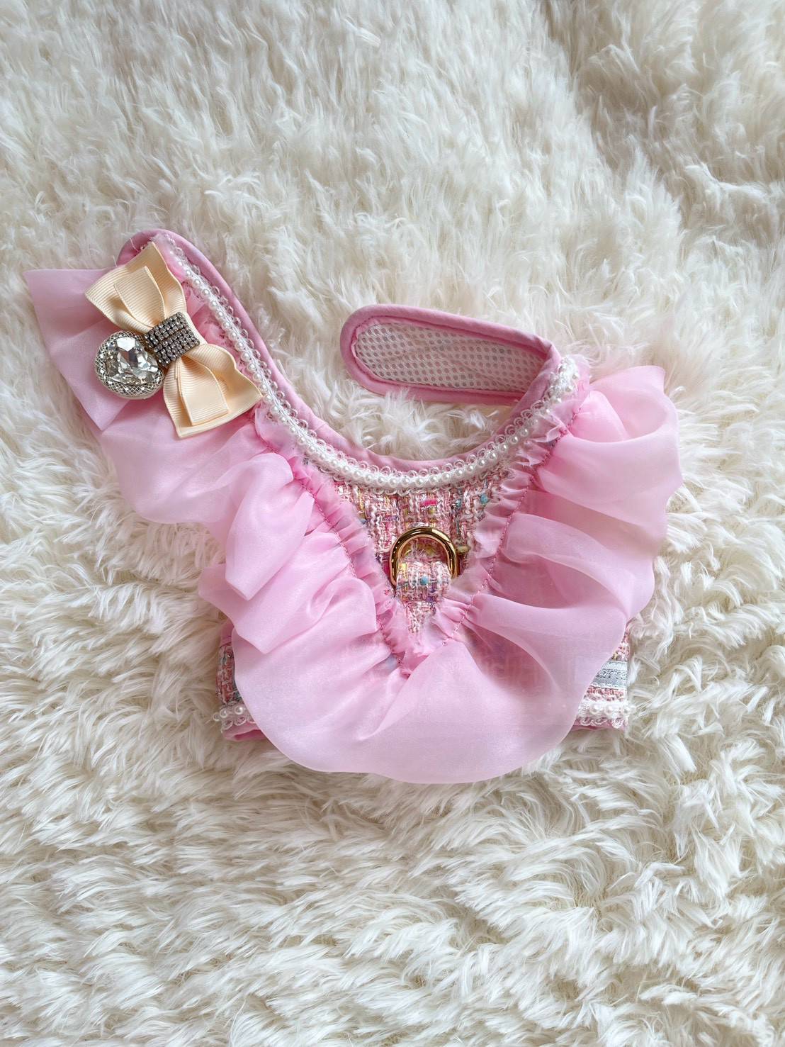GP0300-Glitter Pooch Harness ชุดรัดอก สายจูง เสื้อผ้า สุนัข, หมา, แมว, สัตว์เลี้ยง พร้อม สายจูง รุ่น _Product_Name_