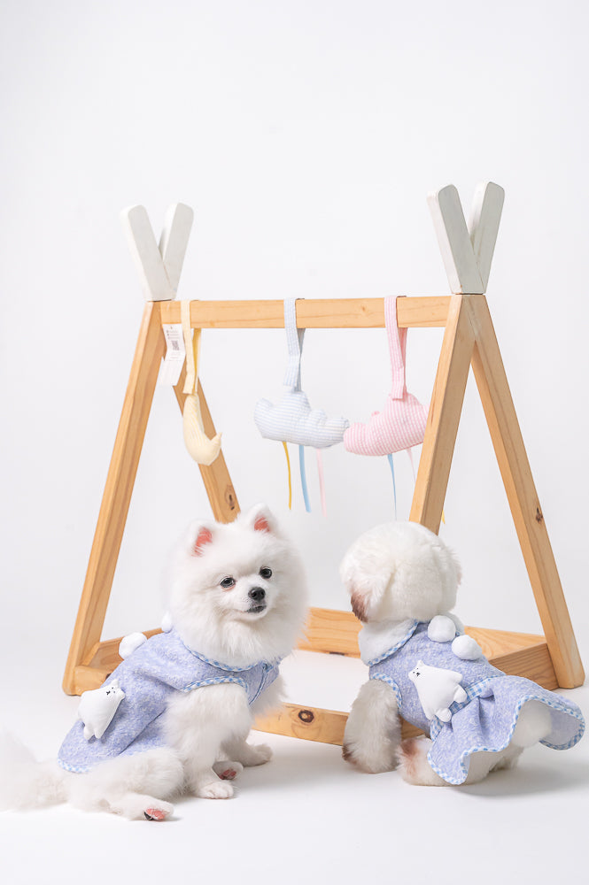 Animal-Go-Round เสื้อผ้าเครื่องแต่งกาย สัตว์เลี้ยง, หมา, แมว, สุนัข รุ่น Periwinkle Snow Girl