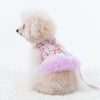 Glitter Pooch Harness ชุดรัดอก สายจูง เสื้อผ้า สุนัข, หมา, แมว, สัตว์เลี้ยง พร้อม สายจูง รุ่น Candyfloss Lunar Tutu Dress