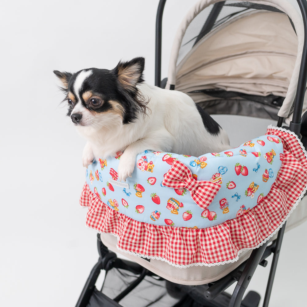 Glitter Pooch Trolley Cover ผ้าคลุมรถเข็น สุนัข, หมา, แมว, สัตว์เลี้ยง รุ่น Bon Appétit Ruby
