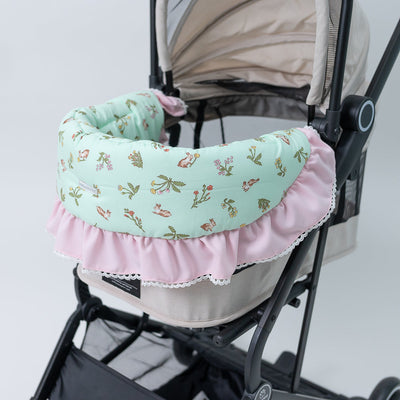 Glitter Pooch Trolley Cover ผ้าคลุมรถเข็น สุนัข, หมา, แมว, สัตว์เลี้ยง รุ่น Happy Hopping Pastel Mint Green