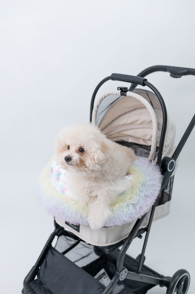 Glitter Pooch Trolley Cover ผ้าคลุมรถเข็น สุนัข, หมา, แมว, สัตว์เลี้ยง รุ่น Fluffy Unicorn Cool