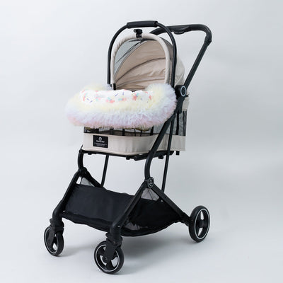 Glitter Pooch Trolley Cover ผ้าคลุมรถเข็น สุนัข, หมา, แมว, สัตว์เลี้ยง รุ่น Fluffy Unicorn Warm