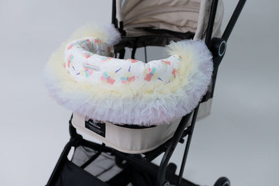 Glitter Pooch Trolley Cover ผ้าคลุมรถเข็น สุนัข, หมา, แมว, สัตว์เลี้ยง รุ่น Fluffy Unicorn Warm