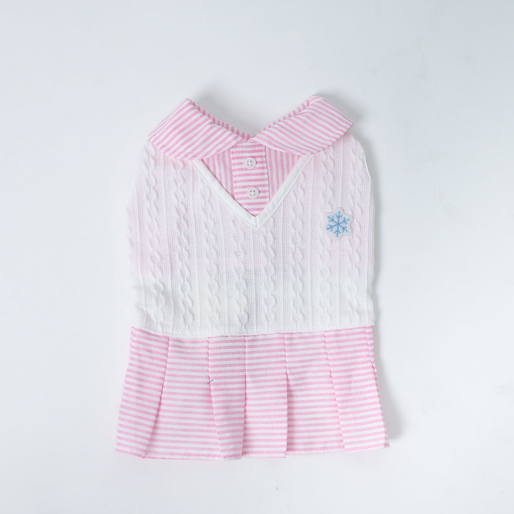 Animal-Go-Round เสื้อผ้าเครื่องแต่งกาย สัตว์เลี้ยง, หมา, แมว, สุนัข รุ่น Romilly Snowflake