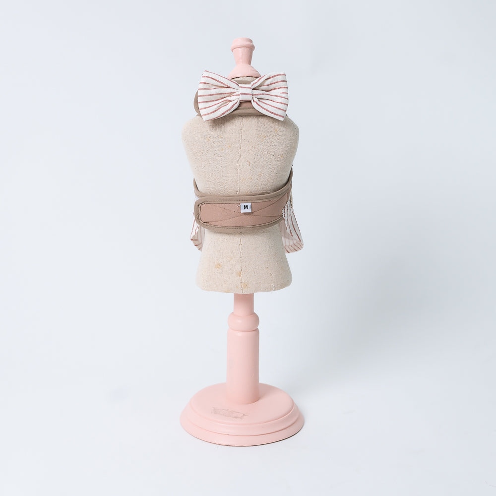 Glitter Pooch Harness ชุดรัดอก สายจูง เสื้อผ้า สุนัข, หมา, แมว, สัตว์เลี้ยง พร้อม สายจูง รุ่น New Brownie Cookie Boy