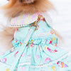 Glitter Pooch Harness ชุดรัดอก สายจูง เสื้อผ้า สุนัข, หมา, แมว, สัตว์เลี้ยง พร้อม สายจูง รุ่น J_adore Abbie