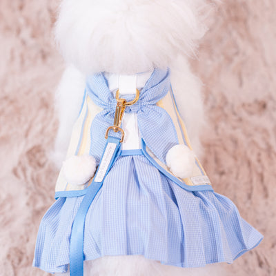 Glitter Pooch Harness ชุดรัดอก สายจูง เสื้อผ้า สุนัข, หมา, แมว, สัตว์เลี้ยง พร้อม สายจูง รุ่น Abigale Bobble