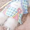 Glitter Pooch Harness ชุดรัดอก สายจูง เสื้อผ้า สุนัข, หมา, แมว, สัตว์เลี้ยง พร้อม สายจูง รุ่น Periwinkle J_adore