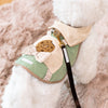 Glitter Pooch Harness ชุดรัดอก สายจูง เสื้อผ้า สุนัข, หมา, แมว, สัตว์เลี้ยง พร้อม สายจูง รุ่น Buttercup Crunchies