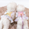 Glitter Pooch Harness ชุดรัดอก สายจูง เสื้อผ้า สุนัข, หมา, แมว, สัตว์เลี้ยง พร้อม สายจูง รุ่น Twinkie Belle Ribbon - Iris