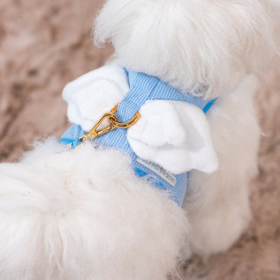 Glitter Pooch Harness ชุดรัดอก สายจูง เสื้อผ้า สุนัข, หมา, แมว, สัตว์เลี้ยง พร้อม สายจูง รุ่น Melody Duo Wings