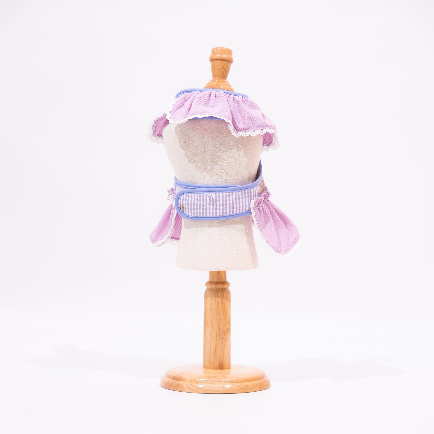 Glitter Pooch Harness ชุดรัดอก สายจูง เสื้อผ้า สุนัข, หมา, แมว, สัตว์เลี้ยง พร้อม สายจูง รุ่น Huggie Ice Cubs Gal - Wisteria