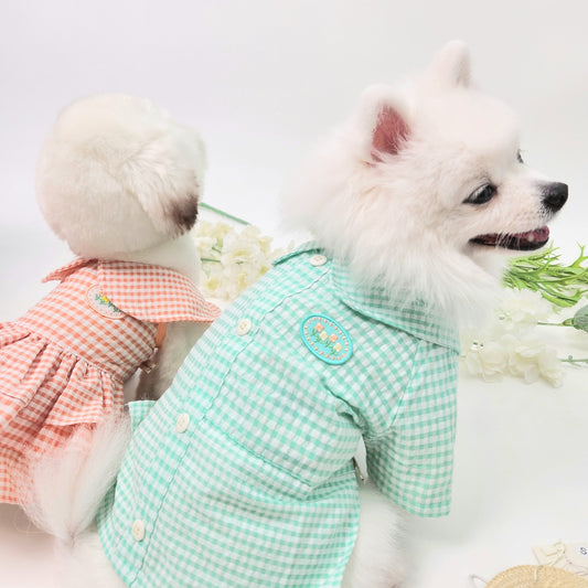Animal-Go-Round เสื้อผ้าเครื่องแต่งกาย สัตว์เลี้ยง, หมา, แมว, สุนัข รุ่น Posy Blink Shirt