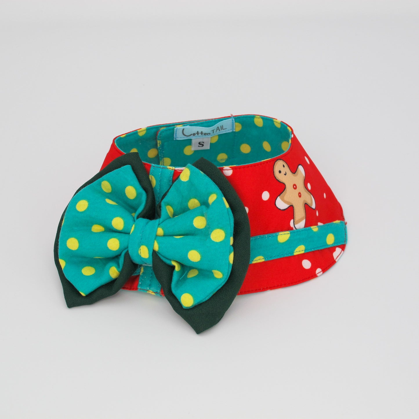 Cotton Tail ปลอกคอและผ้าคลุมไหล่ สัตว์เลี้ยง, หมา, แมว, สุนัข รุ่น Jolly Me