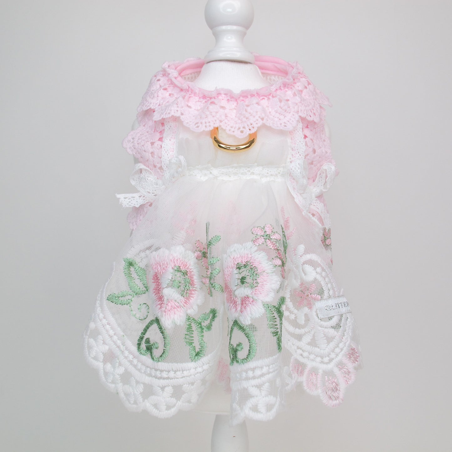 Glitter Pooch Harness ชุดรัดอก สายจูง เสื้อผ้า สุนัข, หมา, แมว, สัตว์เลี้ยง พร้อม สายจูง รุ่น Blossom Belle