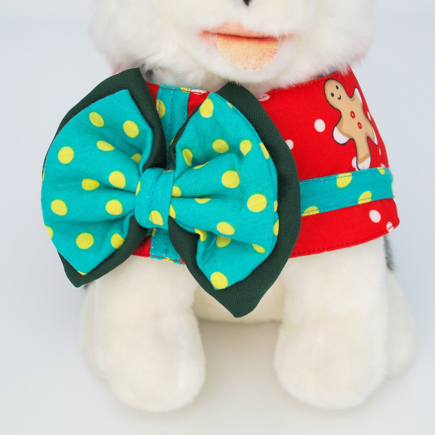 Cotton Tail ปลอกคอและผ้าคลุมไหล่ สัตว์เลี้ยง, หมา, แมว, สุนัข รุ่น Jolly Me