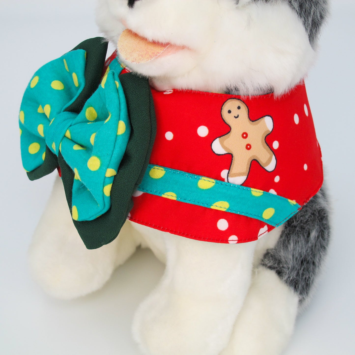 Cotton Tail ปลอกคอและผ้าคลุมไหล่ สัตว์เลี้ยง, หมา, แมว, สุนัข รุ่น Jolly Me