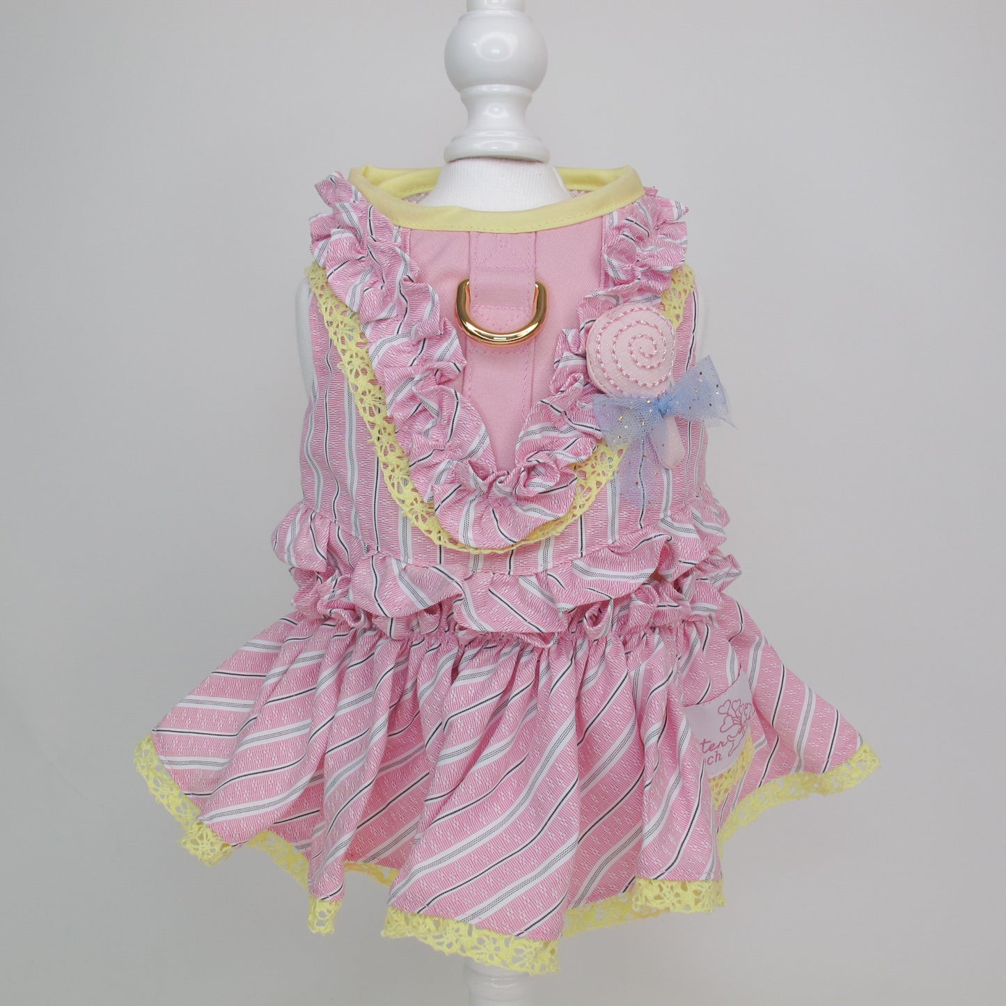 Glitter Pooch Harness ชุดรัดอก สายจูง เสื้อผ้า สุนัข, หมา, แมว, สัตว์เลี้ยง พร้อม สายจูง รุ่น GP0255