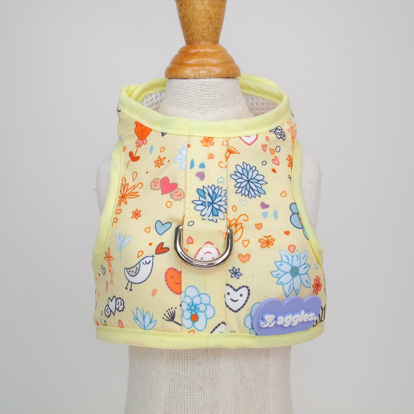 WG1078-Waggles เสื้อผ้า ชุดรัดอก สายจูง สุนัข, หมา, แมว, สัตว์เลี้ยง ขนาดเล็ก - ขนาดกลาง พร้อม สายจูง