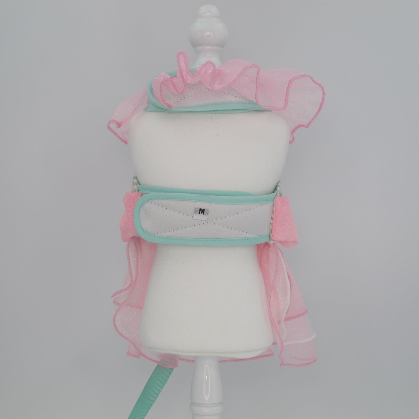 Glitter Pooch Harness ชุดรัดอก สายจูง เสื้อผ้า สุนัข, หมา, แมว, สัตว์เลี้ยง พร้อม สายจูง รุ่น Sugary Lady Charlotte