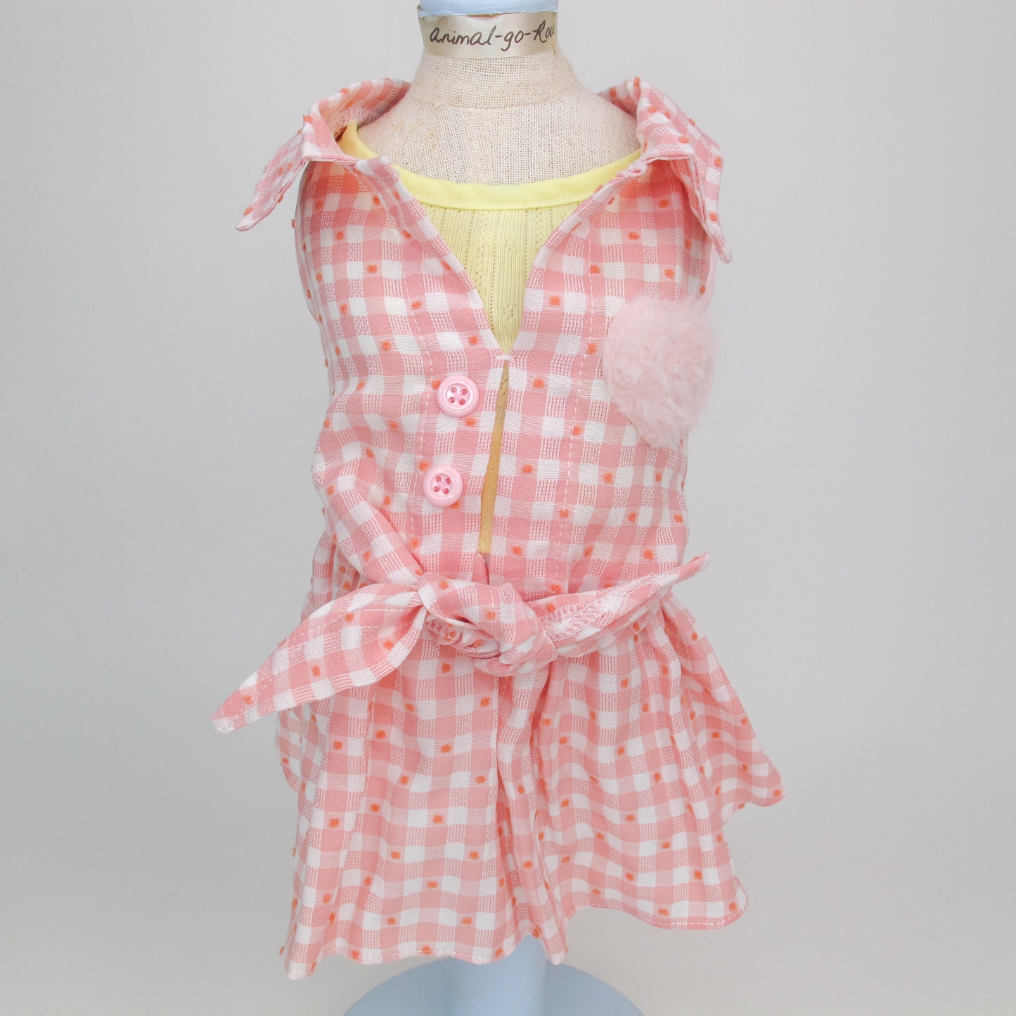 Animal-Go-Round เสื้อผ้าเครื่องแต่งกาย สัตว์เลี้ยง, หมา, แมว, สุนัข รุ่น Farmhouse Chic - Girl