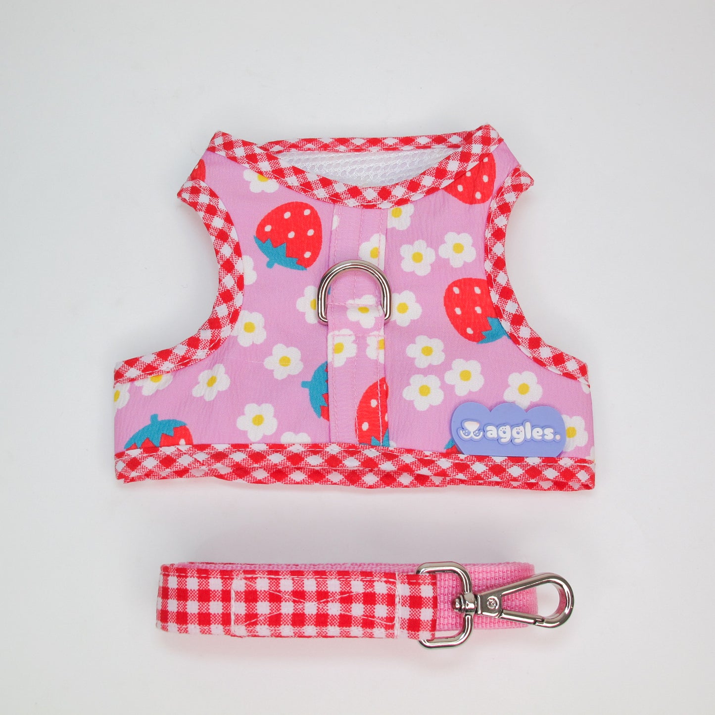 WG1081-Waggles เสื้อผ้า ชุดรัดอก สายจูง สุนัข, หมา, แมว, สัตว์เลี้ยง ขนาดเล็ก - ขนาดกลาง พร้อม สายจูง