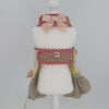 Glitter Pooch Harness ชุดรัดอก สายจูง เสื้อผ้า สุนัข, หมา, แมว, สัตว์เลี้ยง พร้อม สายจูง รุ่น Tiny Teddy Girl