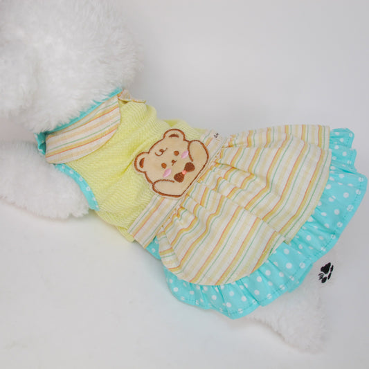 Animal-Go-Round เสื้อผ้าเครื่องแต่งกาย สัตว์เลี้ยง, หมา, แมว, สุนัข รุ่น Mochi Bear Girl