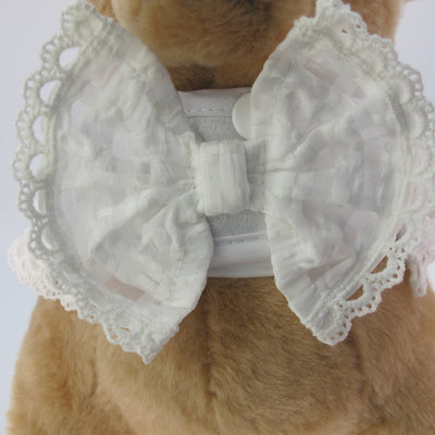 Glitter Pooch Harness ชุดรัดอก สายจูง เสื้อผ้า สุนัข, หมา, แมว, สัตว์เลี้ยง พร้อม สายจูง รุ่น Twinkle Snowy